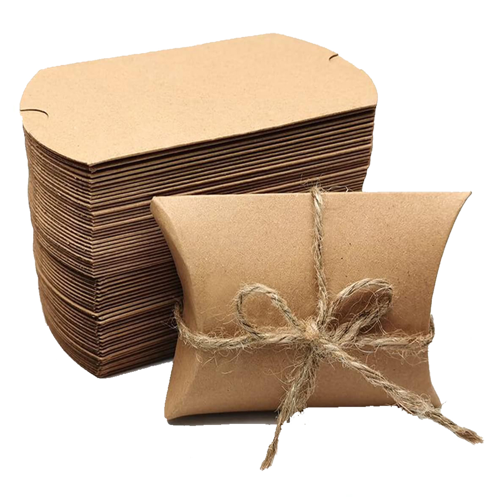 Wedding Supply Business - 50pcs 크래프트 블랙 화이트 종이 베개