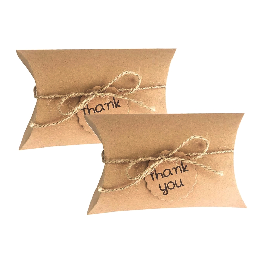 50pcs 크래프트 블랙 화이트 종이 베개 상자 보석  - Wedding Supply Business 리뷰 및 가격