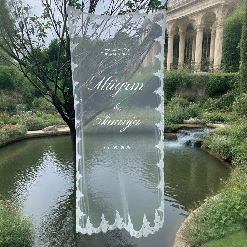 로맨틱한 투명 웨딩 사인, 수제 레이스 반투명 튤, 웨 - Champagne Tower Set 리뷰 및 가격