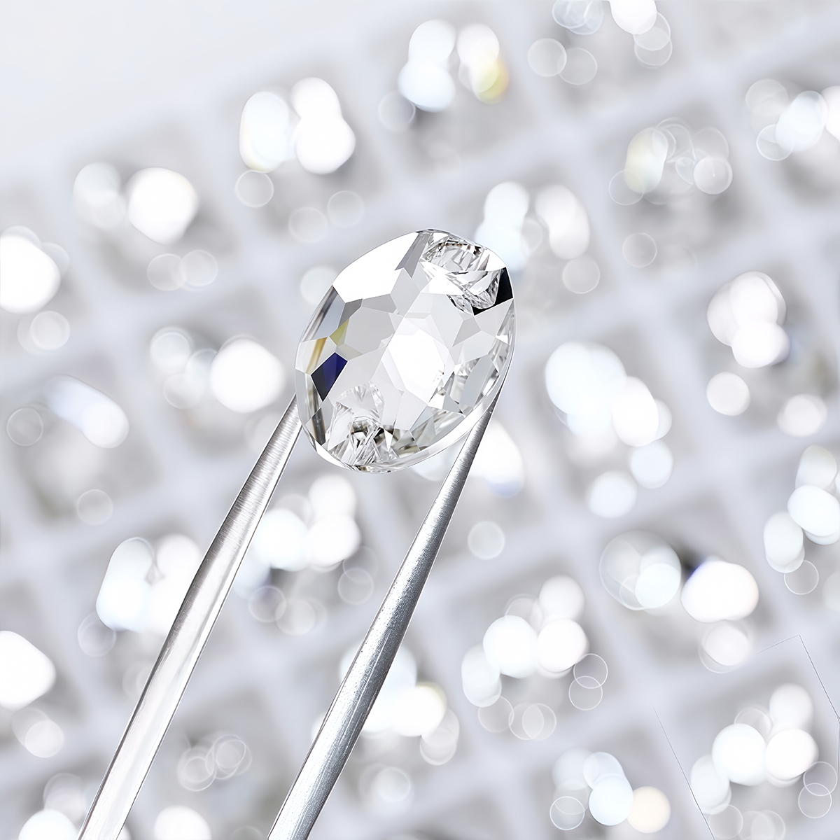 타원형 타원형 크리스탈 투명 유리 라인 석 2 구멍 플 - Wedding Vendor 리뷰 및 가격