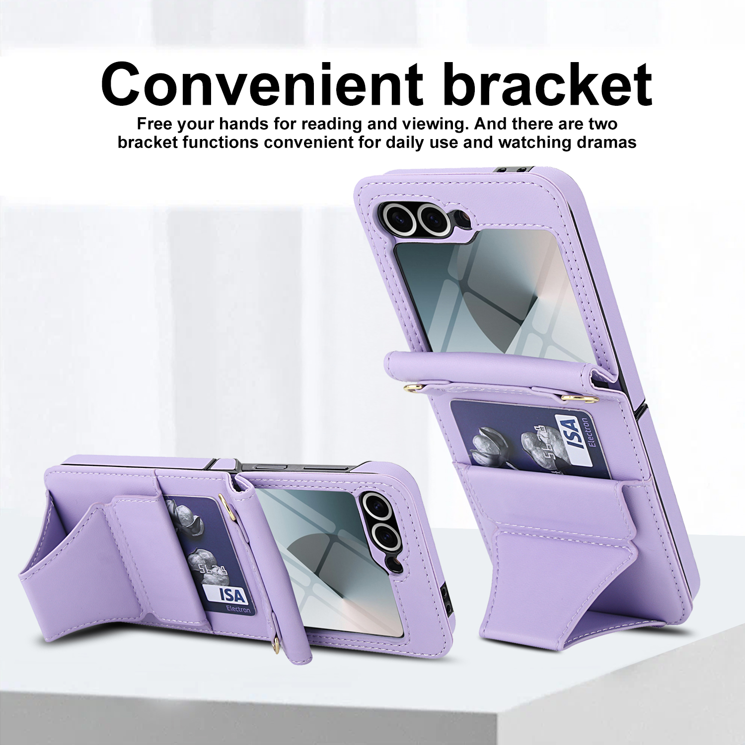 삼성 갤럭시 Z 플립 7 FE 6 5 4 3 5G 가죽 - Place Card Holder 리뷰 및 가격