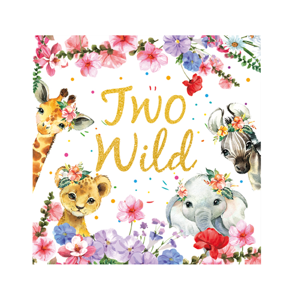 20/40pcs 만화 동물 농장 냅킨 호랑이 말 생일  - Wedding Zoo 리뷰 및 가격