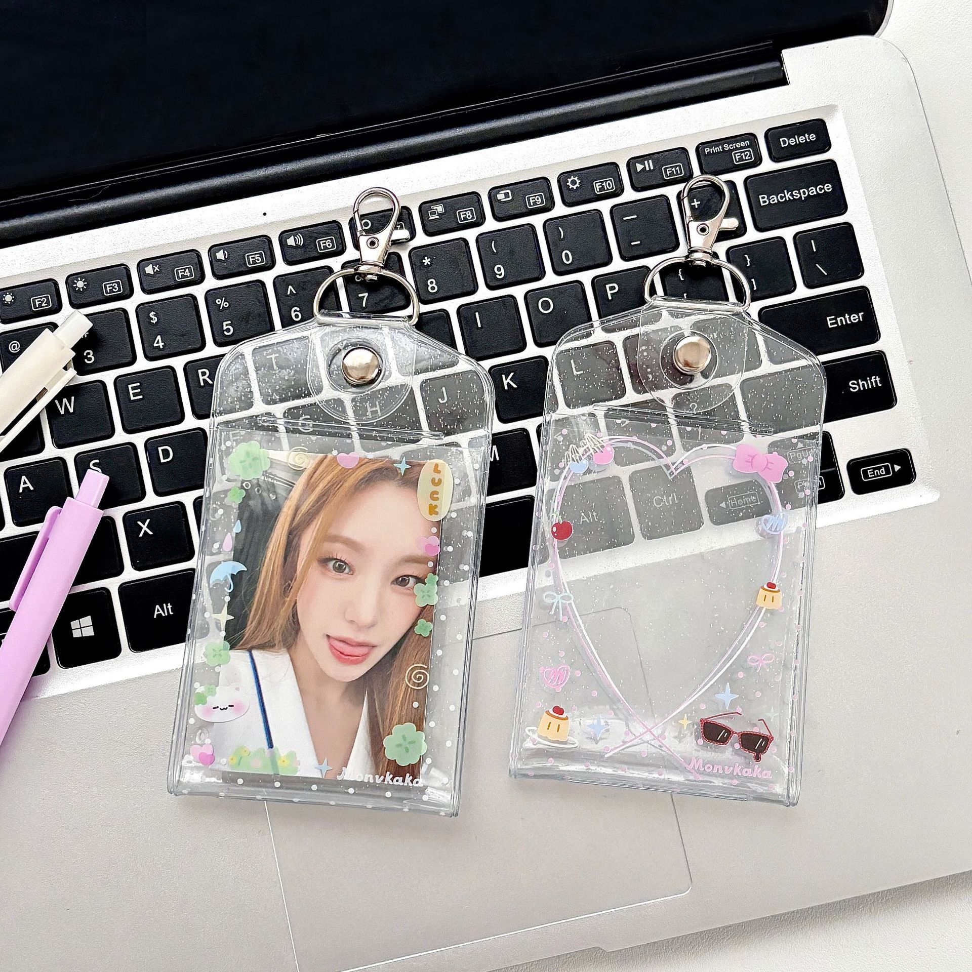 폴카 도트 엔젤 엘리먼트 양면 카드 홀더 다중 카드 슬 - Place Card Holder 리뷰 및 가격