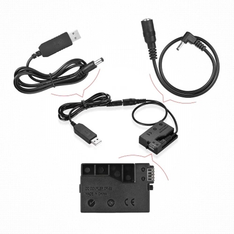 DR-E8 더미 배터리, DC 파워 뱅크, USB 어댑 - Wedding Power Supply 리뷰 및 가격